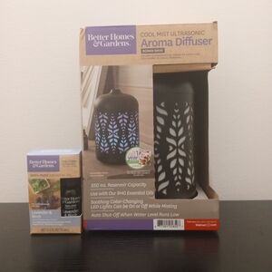 Better Homes And Gardens Cool Mist Ultrasonic Aroma Diffuser, Roman Wave